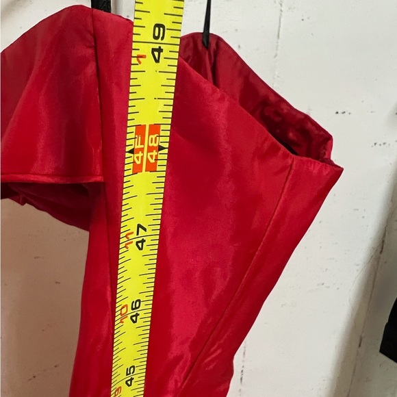 The perfect red, strapless, full length gown. Halloween costume/homecoming, prom - Picture 4 of 4